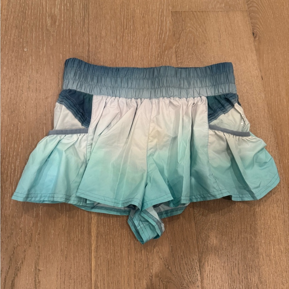 FP Movement by Free People Ombre Blue Athletic Shorts